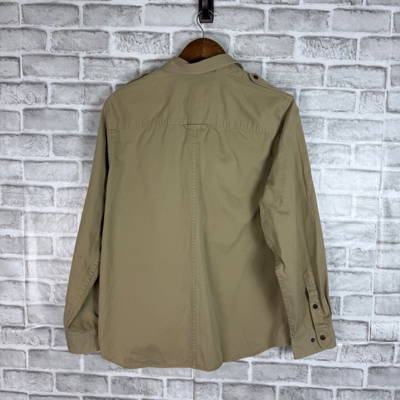 Lauren Ralph Lauren 67 Backcountry Outfitters Safari Snap Field Shirt Size LARGE - Picture 4 of 9
